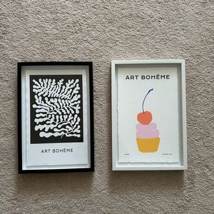 2 Art Boheme Framed Prints